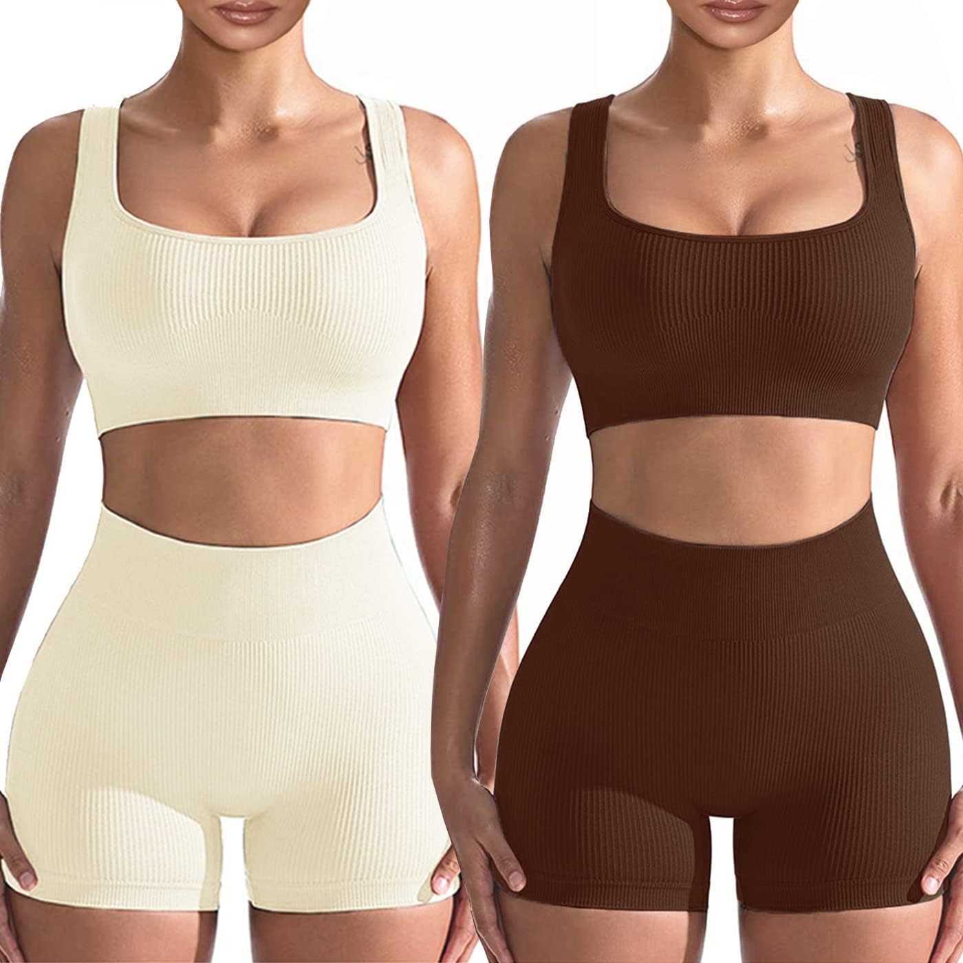 Workout Sets for Women 2 Piece 2 Sets