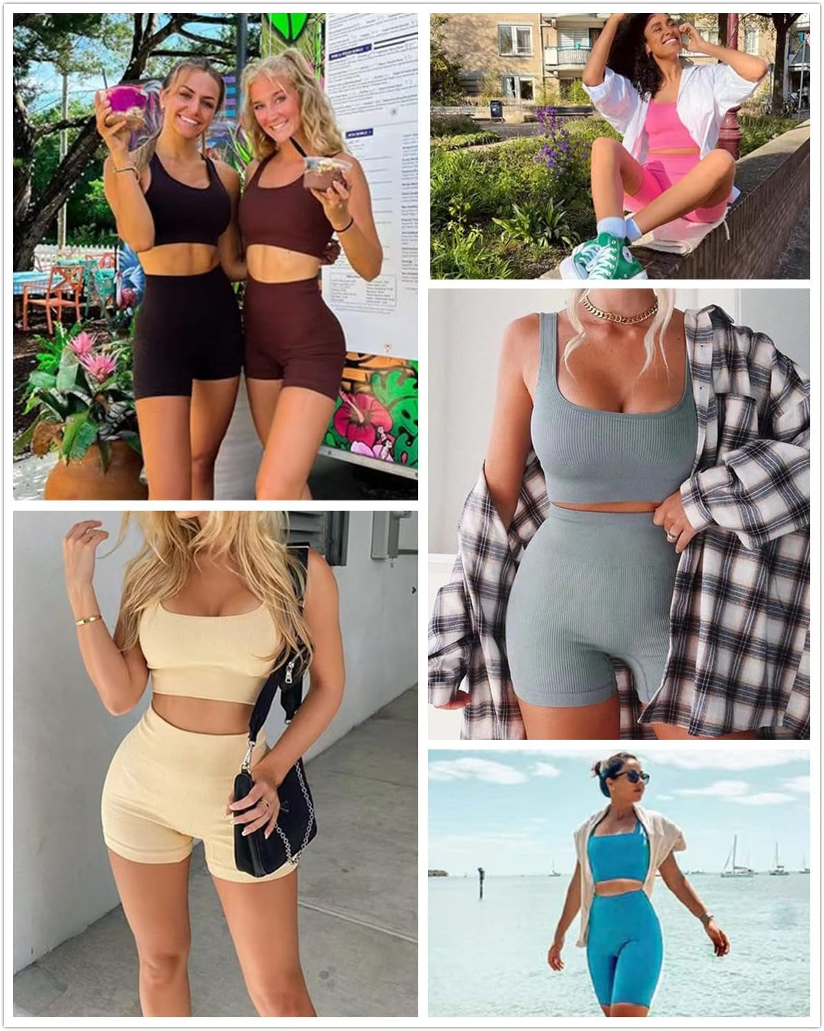 Workout Sets for Women 2 Piece 2 Sets